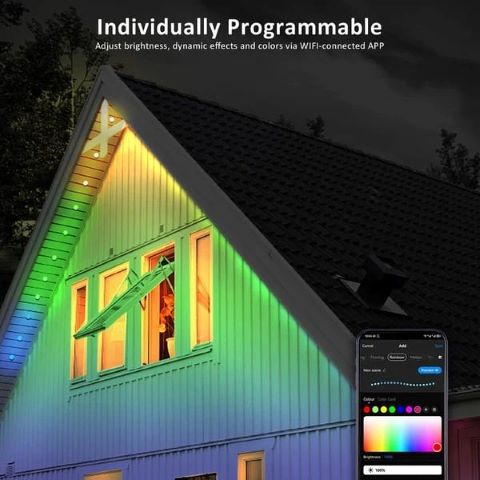 Smart Rainbow LED Permanent Outdoor Light - Smartlight 🎁