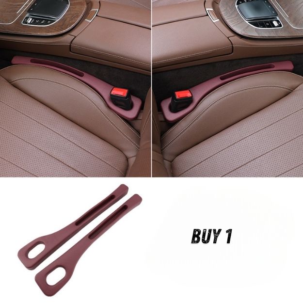 🚗 Car Seat Gap Plug with Storage Slot (Custom Logo)