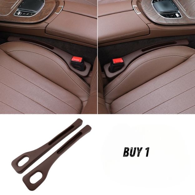 🚗 Car Seat Gap Plug with Storage Slot (Custom Logo)
