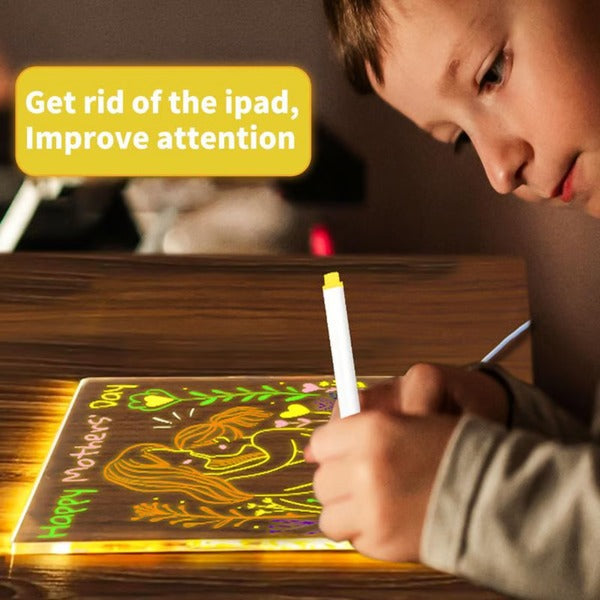 Creative Rewritable Acrylic LED Message Board