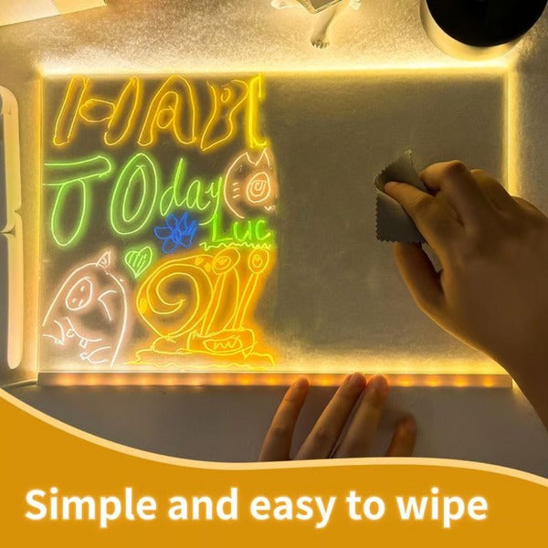 Creative Rewritable Acrylic LED Message Board