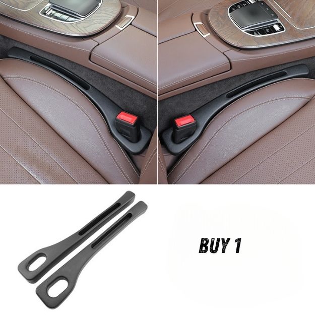 🚗 Car Seat Gap Plug with Storage Slot (Custom Logo)