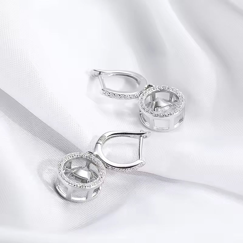 Drop Earrings for Women – Sparkling Beating Heart Design, S925 Sterling Silver