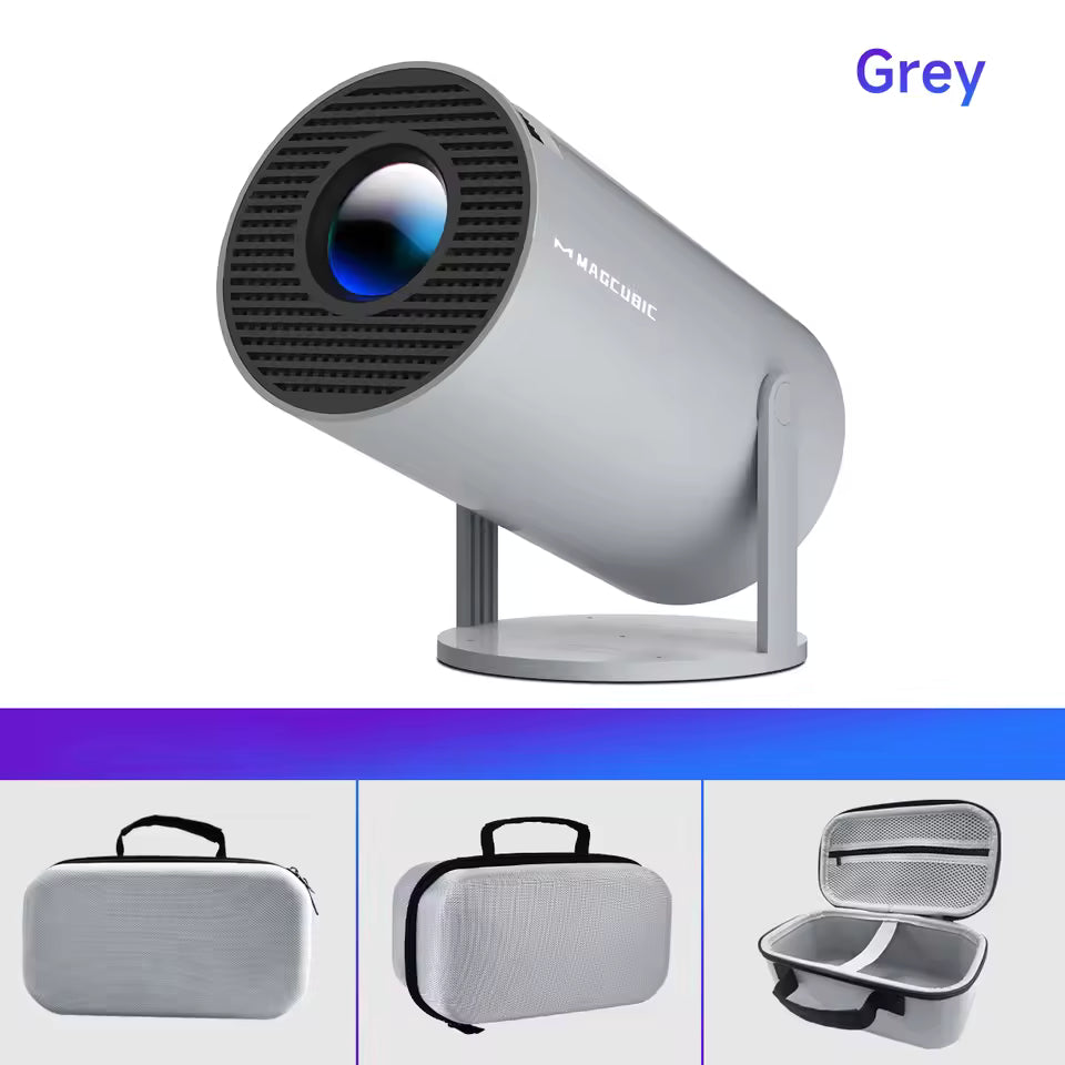 HY300 Pro Projector – 4K Support, 290 ANSI, Dual WiFi 6, BT 5.0, 1080P/720P for Home & Outdoor Cinema
