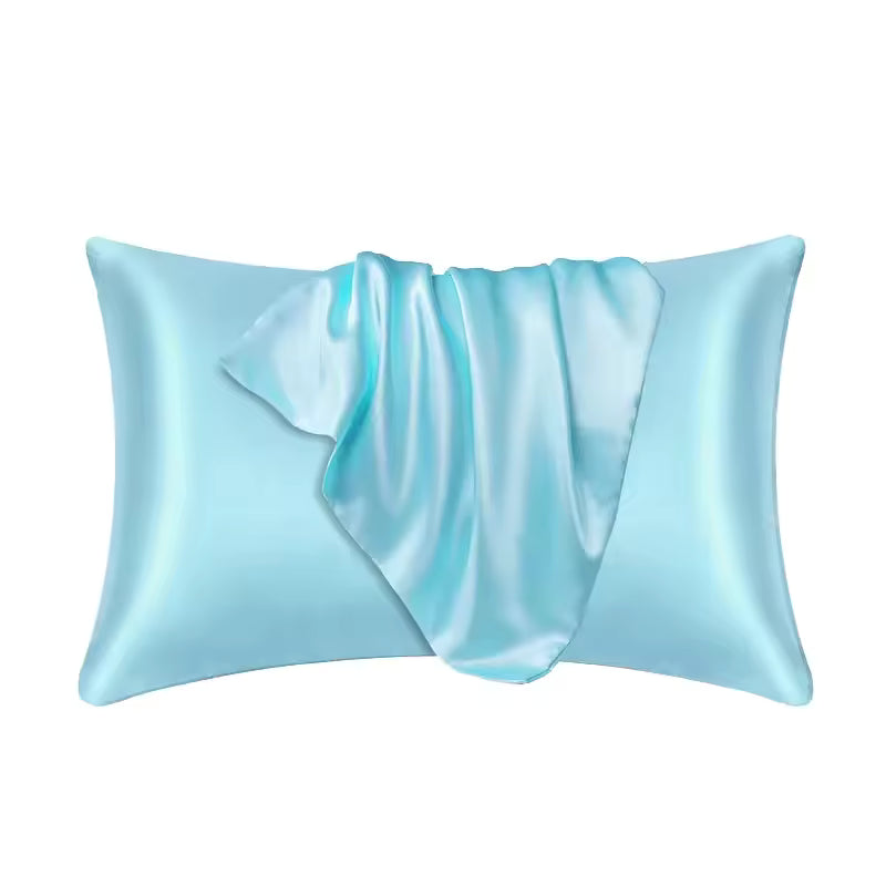 100% Natural Mulberry Silk Pillowcase – Real Silk Cover for Hair & Skin Care
