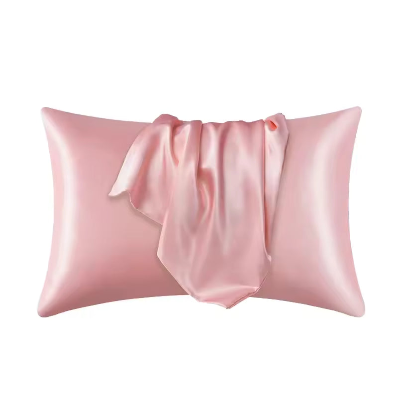 100% Natural Mulberry Silk Pillowcase – Real Silk Cover for Hair & Skin Care