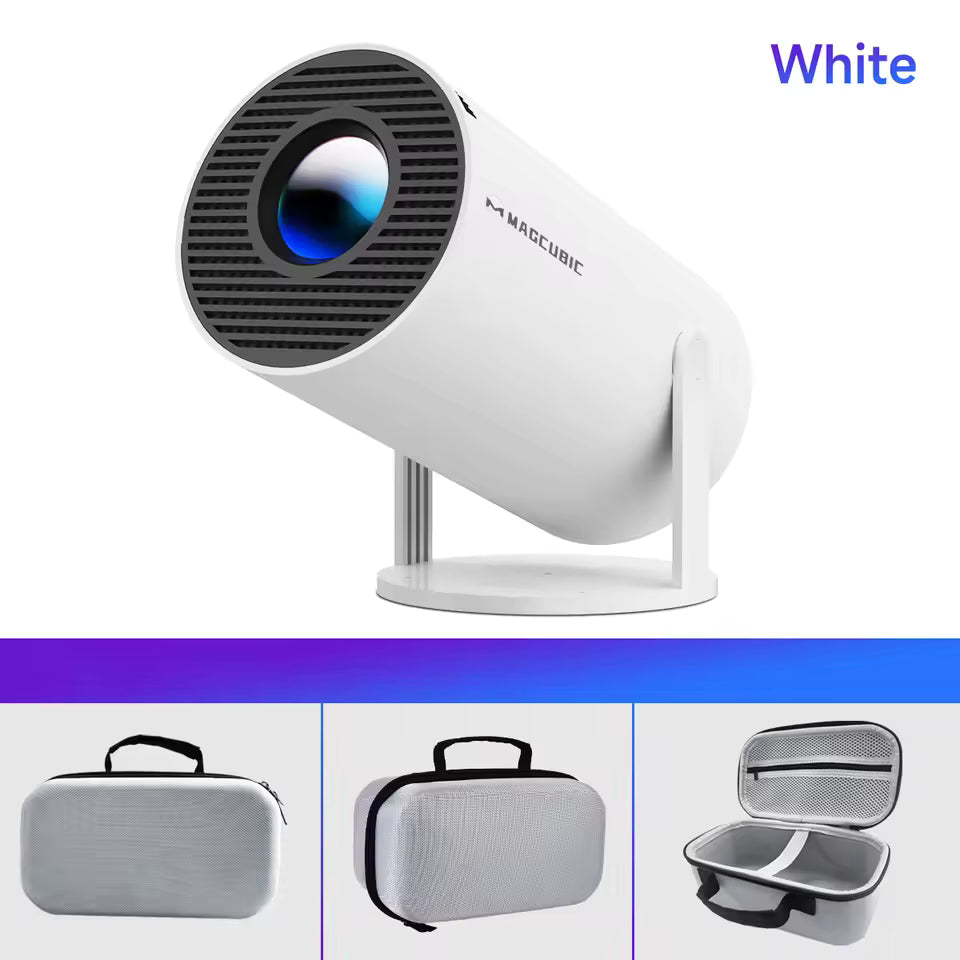 HY300 Pro Projector – 4K Support, 290 ANSI, Dual WiFi 6, BT 5.0, 1080P/720P for Home & Outdoor Cinema