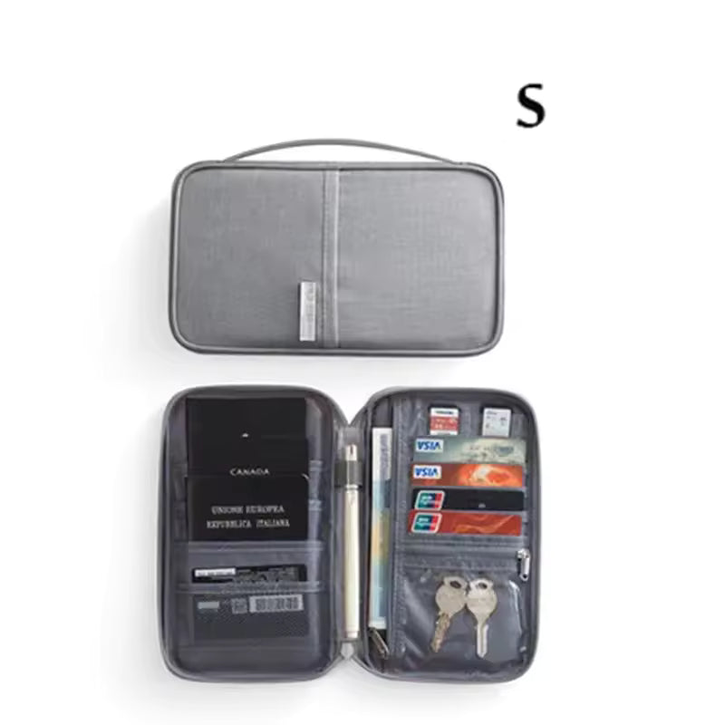 Waterproof Travel Passport Holder for Women – Family Document Organizer Cover Case, Travel Accessories Bag