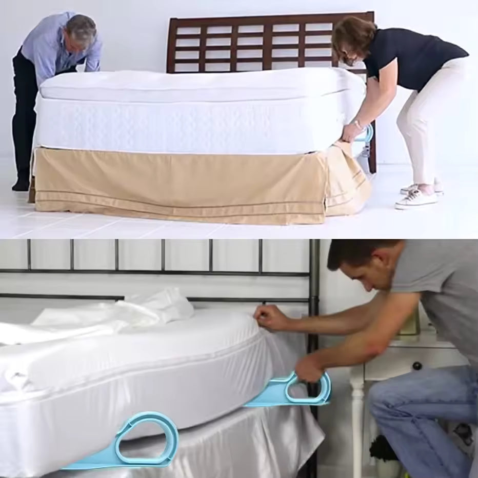 Large Mattress Wedge Elevator – Ergonomic Bed Making & Lifting Tool for Back Pain Relief