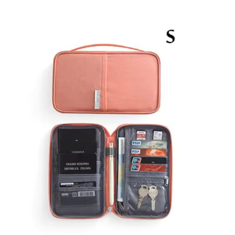 Waterproof Travel Passport Holder for Women – Family Document Organizer Cover Case, Travel Accessories Bag