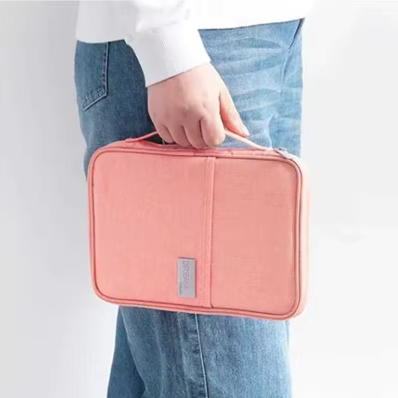 Waterproof Travel Passport Holder for Women – Family Document Organizer Cover Case, Travel Accessories Bag