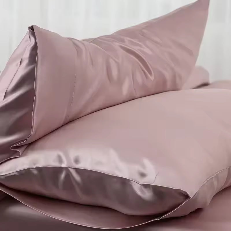 100% Natural Mulberry Silk Pillowcase – Real Silk Cover for Hair & Skin Care