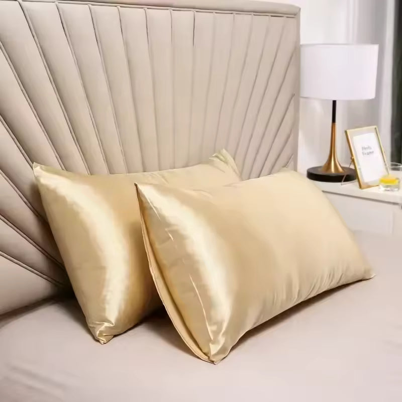 100% Natural Mulberry Silk Pillowcase – Real Silk Cover for Hair & Skin Care