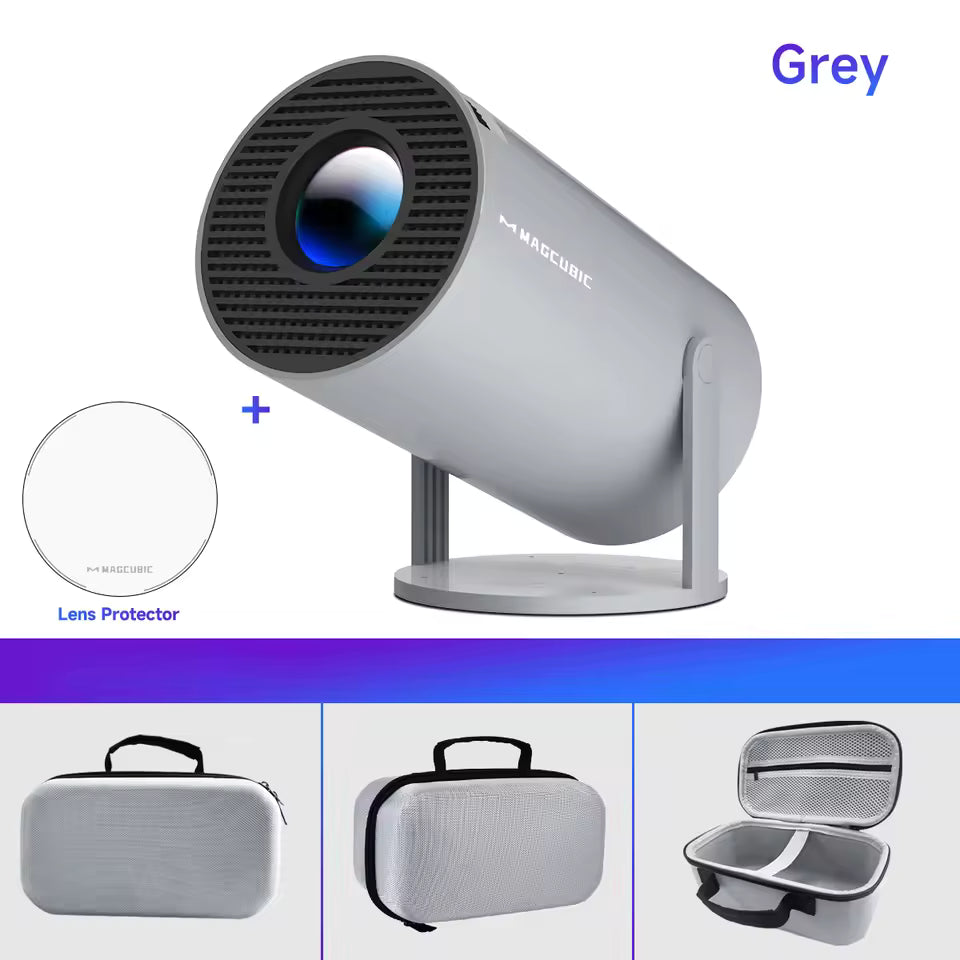 HY300 Pro Projector – 4K Support, 290 ANSI, Dual WiFi 6, BT 5.0, 1080P/720P for Home & Outdoor Cinema