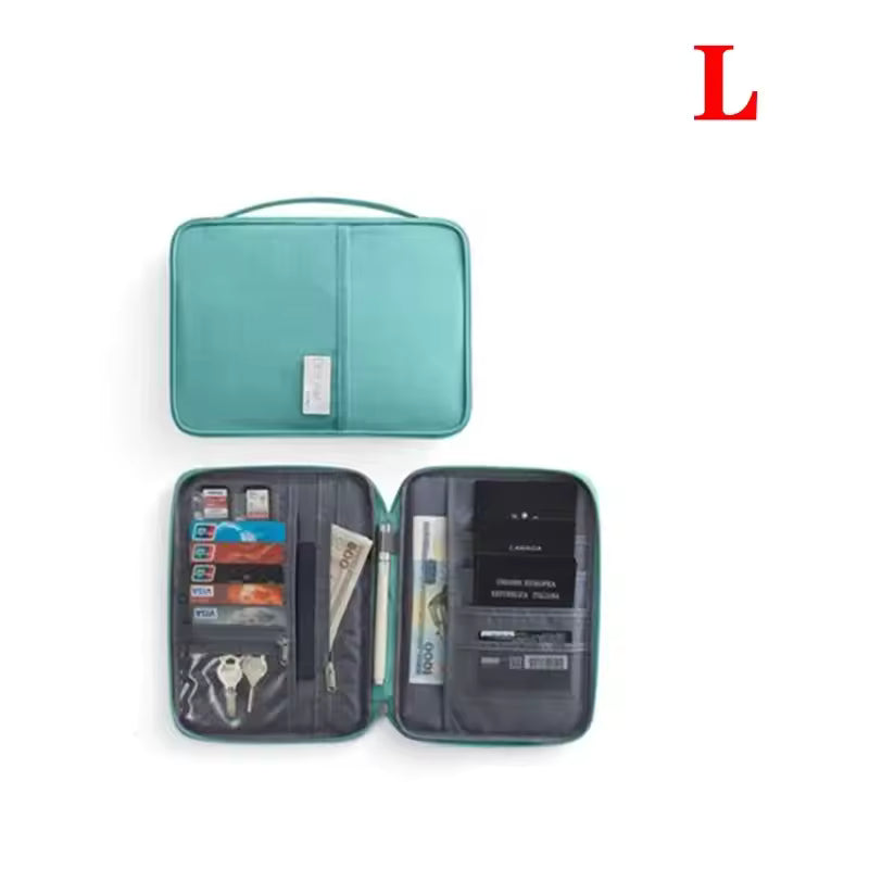 Waterproof Travel Passport Holder for Women – Family Document Organizer Cover Case, Travel Accessories Bag