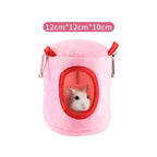 Soft Warm Hamster Bed – Hanging Cage Nest with Mat for Rats, Squirrels, Guinea Pigs & Small Pets
