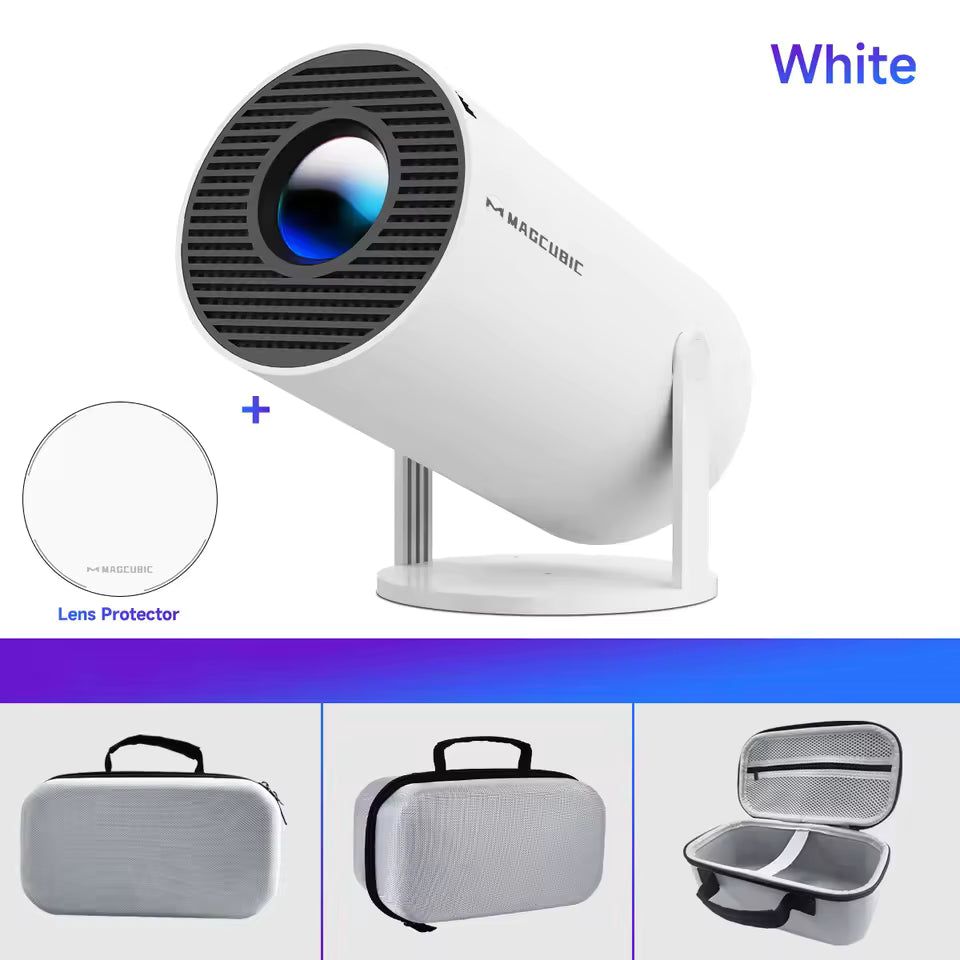 HY300 Pro Projector – 4K Support, 290 ANSI, Dual WiFi 6, BT 5.0, 1080P/720P for Home & Outdoor Cinema