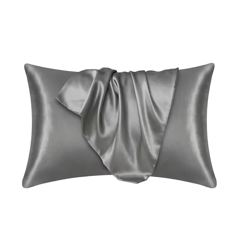 100% Natural Mulberry Silk Pillowcase – Real Silk Cover for Hair & Skin Care