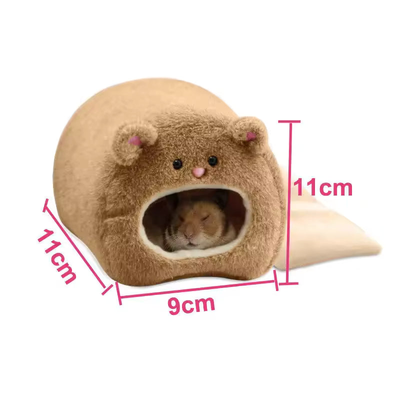 Soft Warm Hamster Bed – Hanging Cage Nest with Mat for Rats, Squirrels, Guinea Pigs & Small Pets
