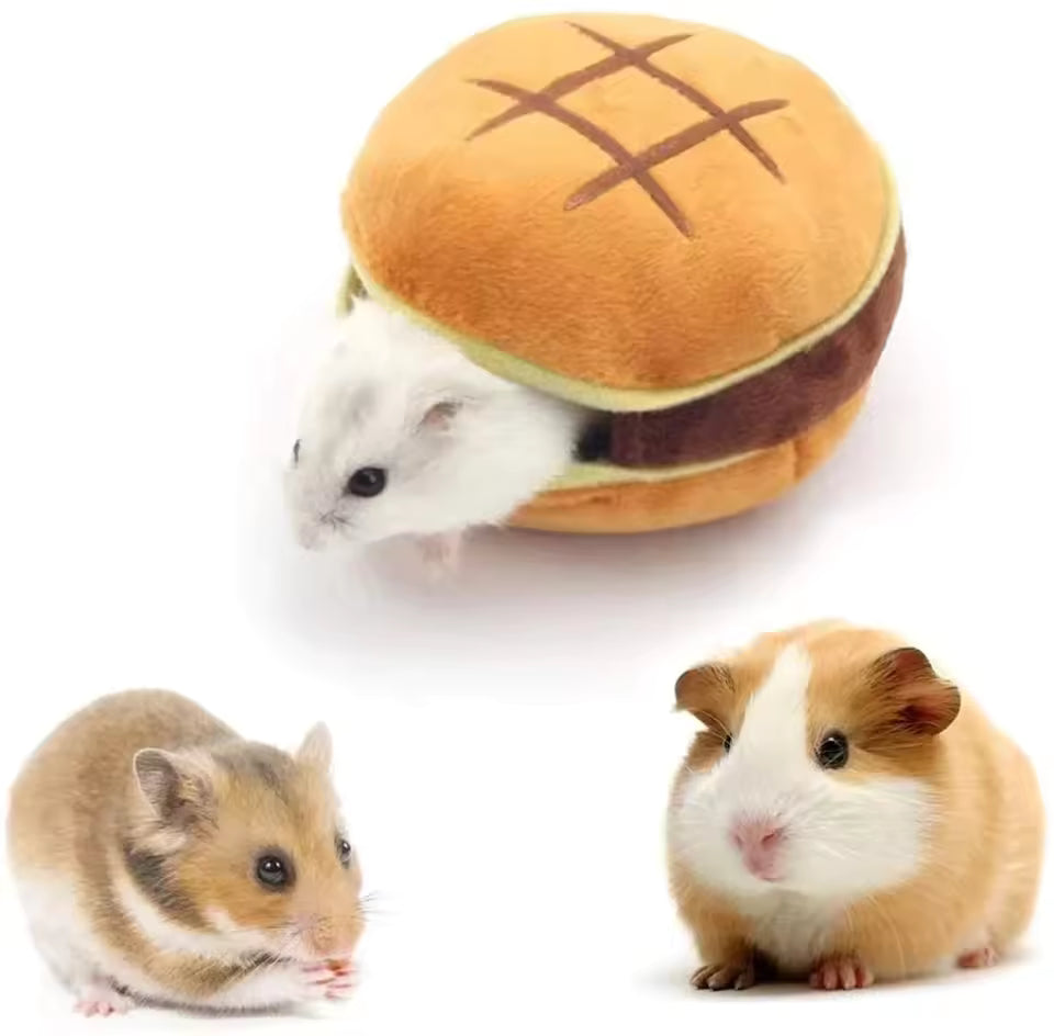 Soft Warm Hamster Bed – Hanging Cage Nest with Mat for Rats, Squirrels, Guinea Pigs & Small Pets
