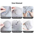 Camping Inflatable Pillow – Portable Ultralight Air Pillow for Travel, Hiking, Neck & Lumbar Support