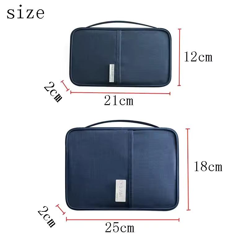 Waterproof Travel Passport Holder for Women – Family Document Organizer Cover Case, Travel Accessories Bag