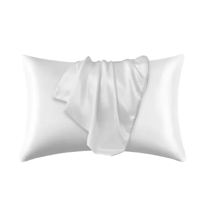 100% Natural Mulberry Silk Pillowcase – Real Silk Cover for Hair & Skin Care