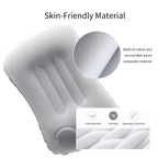 Camping Inflatable Pillow – Portable Ultralight Air Pillow for Travel, Hiking, Neck & Lumbar Support
