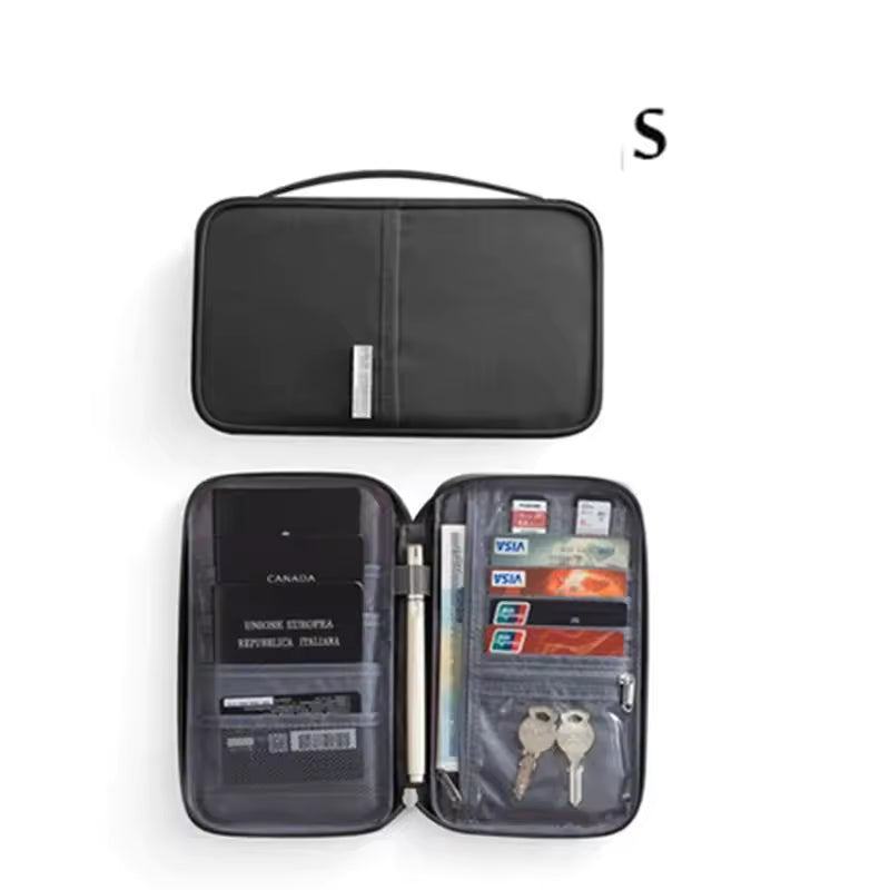 Waterproof Travel Passport Holder for Women – Family Document Organizer Cover Case, Travel Accessories Bag