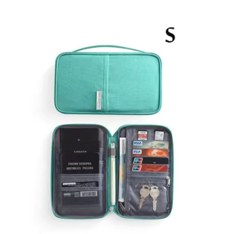 Waterproof Travel Passport Holder for Women – Family Document Organizer Cover Case, Travel Accessories Bag