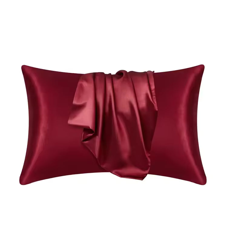 100% Natural Mulberry Silk Pillowcase – Real Silk Cover for Hair & Skin Care