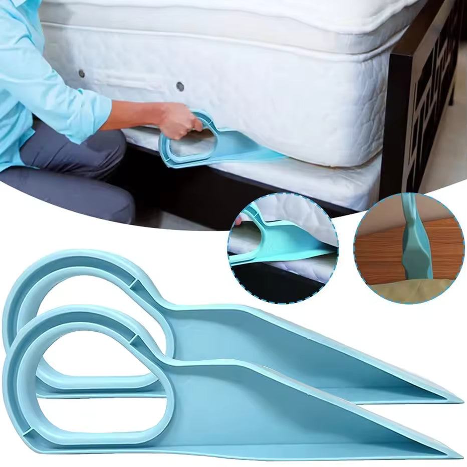 Large Mattress Wedge Elevator – Ergonomic Bed Making & Lifting Tool for Back Pain Relief