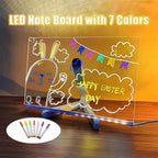 Creative Rewritable Acrylic LED Message Board