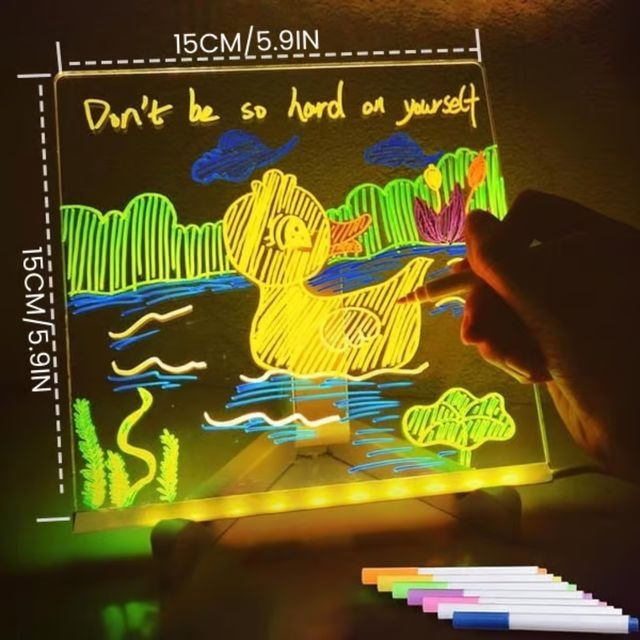 Creative Rewritable Acrylic LED Message Board