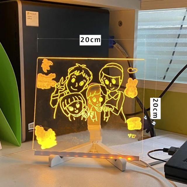 Creative Rewritable Acrylic LED Message Board