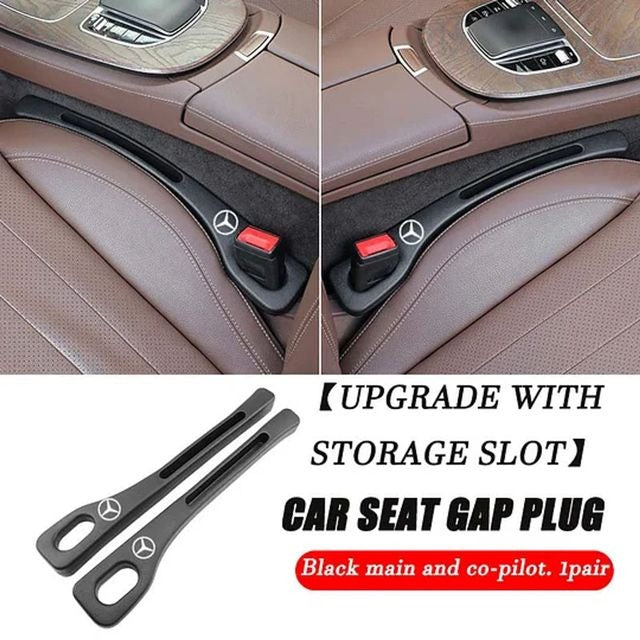🚗 Car Seat Gap Plug with Storage Slot (Custom Logo)